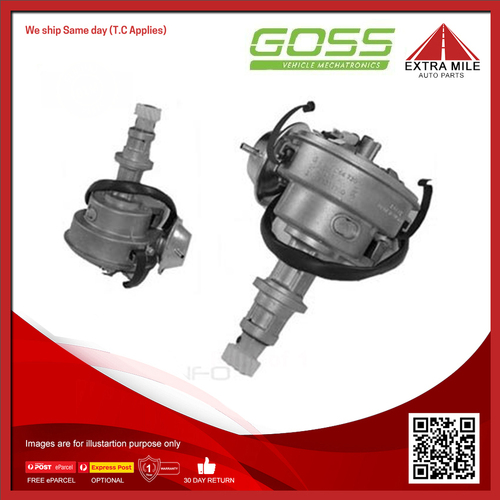 Goss Distributor & Coil Electronic For Holden Utility Kingswood WB 3.3L 202 BLUE l6 12V OHV