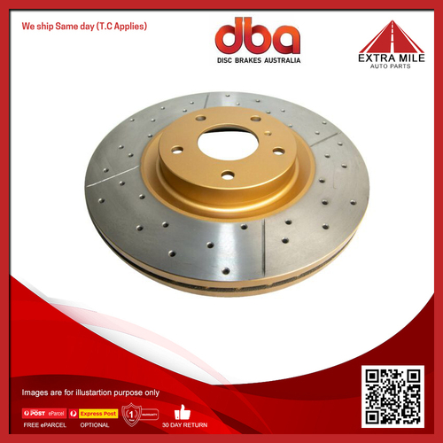 DBA Front Disc Brake Rotor For Nissan 350Z Z33 3.5L V6 VQ35HR, VQ35DE