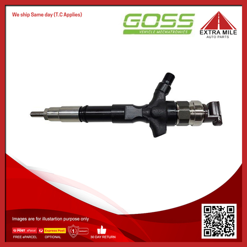 Goss Genuine OEM Fuel Injector For Toyota Landcruiser Prado KDJ120R 3.0L 1KDFTV