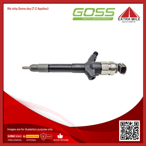 Goss Genuine OEM Fuel Injector For Mitsubishi Triton GLX, GL ML, MN 2.5L 4D56T