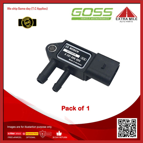 Goss Genuine OEM DPF Sensor For Volkswagen Transporter T5 2.5L AXD, BNZ SOHC