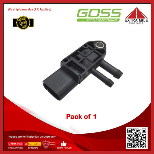 Goss Genuine OEM DPF Sensor For Volkswagen Tiguan 5N 5N1, 5N2 103TDI 2.0L DOHC