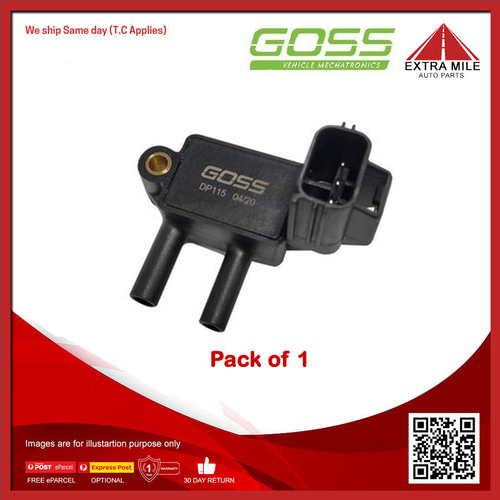 Goss DPF Sensor For Volvo V40 D2 4162 T 84KW Diesel - DP115