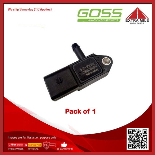 Goss DPF Sensor For Volkswagen Multivan T5 2.0L BiTDI CFCA 132KW Diesel