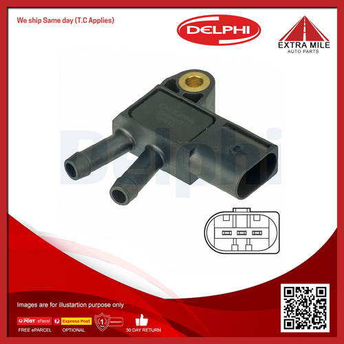 Delphi Exhaust Pressure Sensor For Mercedes-Benz B-Class W246, W242 1.8L/2.2L