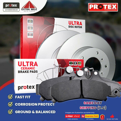 Rotors & Ceramic Brake Pad Set Front For Holden Commodore VT VU VX VY VZ Crewman