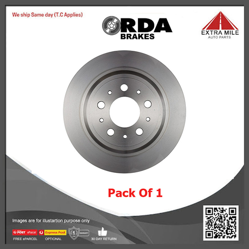 RDA Rear Standard Disc Brake Solid Rotor Diameter - 283MM