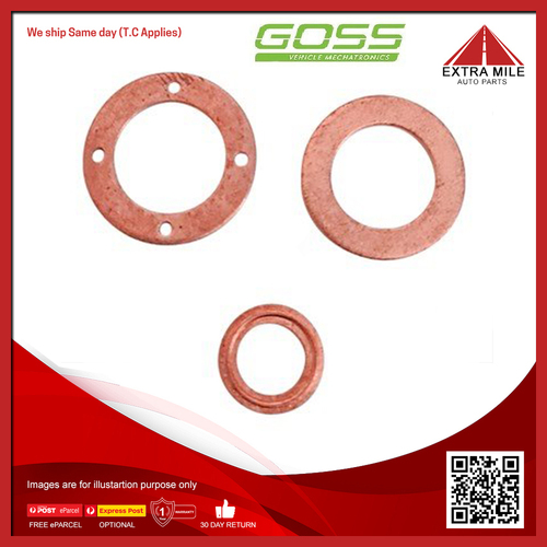 Goss Fuel Injector Seal Kit For Nissan Terrano R3M D21 2.7L TD27T I4 8V OHV