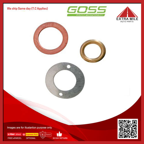 Goss Fuel Injector Seal Kit For Ford Courier PE PG PH 2.5l WLAT I4 12V SOHC