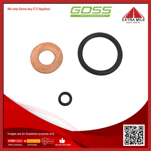 Goss Fuel Injector Seal Kit For Nissan Patrol DX ST GU Y61 3.0L ZD30DDTi I4 DOHC