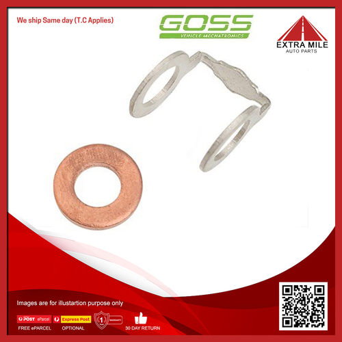 Goss Fuel Injector Seal Kit For Mitsubishi Triton ML MN 2.5L 4D56T I4 16V DOHC