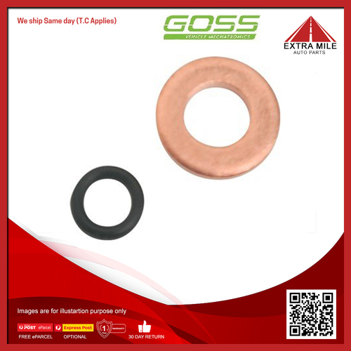 Goss Fuel Injector Seal Kit For Mazda Mazda 6 Disel GG GY 2.0L RF I4 16V SOHC