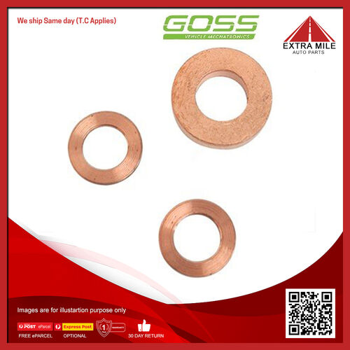 Goss Fuel Injector Seal Kit For Ford Transit VH VJ 2.4L DOFA I4 16V DOHC