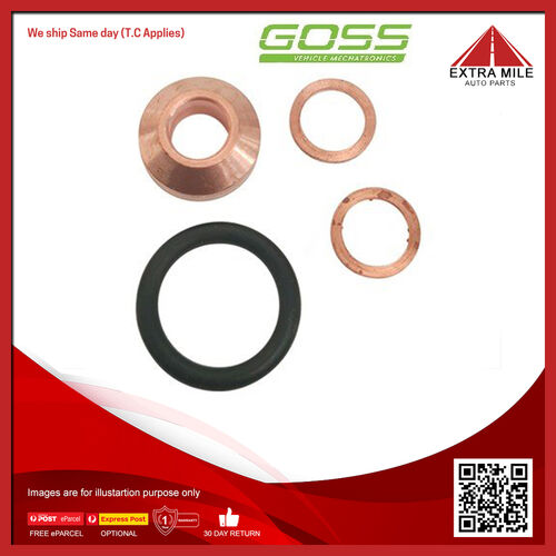 Goss Fuel Injector Seal Kit For Holden Rodeo RA TF 3.0L 4JH1TC I4 8V OHV