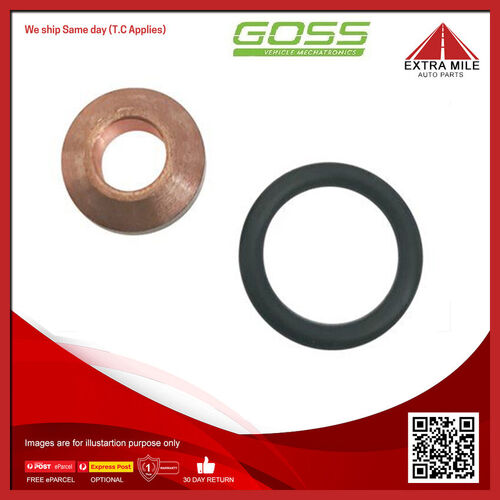 Goss Fuel Injector Seal Kit For Holden Rodeo LX LT 2.8L 4JB1T I4 8V OHV