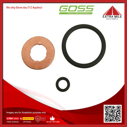 Goss Fuel Injector Seal Kit For Kia Sorento EX-L LX BL 2.5L D4CB I4 16V DOHC