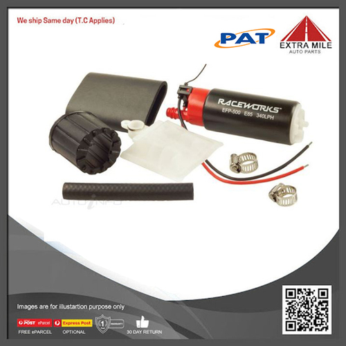 PAT Electronic Fuel Pump (High Pressure 340Lph 3Bar E85 Safe) - EFP-500