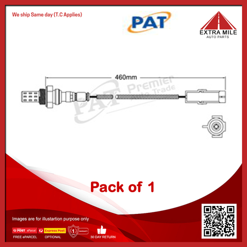 PAT Exhaust Gas Oxygen Sensor For  Toyota Lexcen VN 3.8 litre LN3 V6