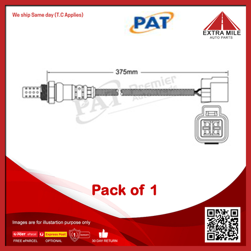 PAT Exhaust Gas Oxygen Sensor For  Kia Sportage EX LX KM 2.0 litre G4GC