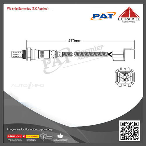 PAT Pre-Cat. Oxygen Sensor For Mitsubishi Outlander 3.0L 6CYL 6B31 - EGO-041