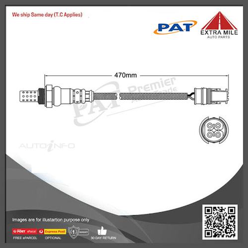 PAT Pre-Cat. Oxygen Sensor For Mercedes Benz SL600 W230 5.5L Twin Turbo M275