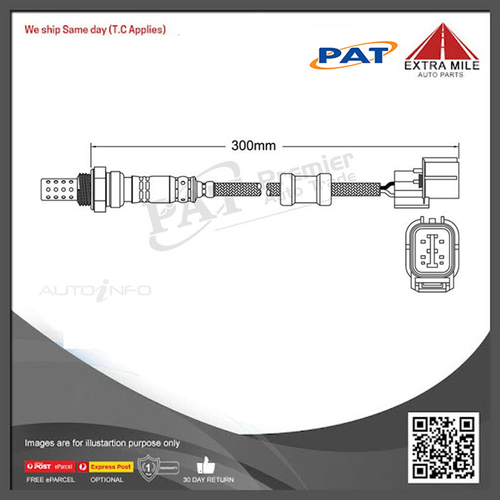 PAT Pre-Cat. Oxygen Sensor For Honda Odyssey 2.3L 4CYL F23A7 F22B6 - EGO-089