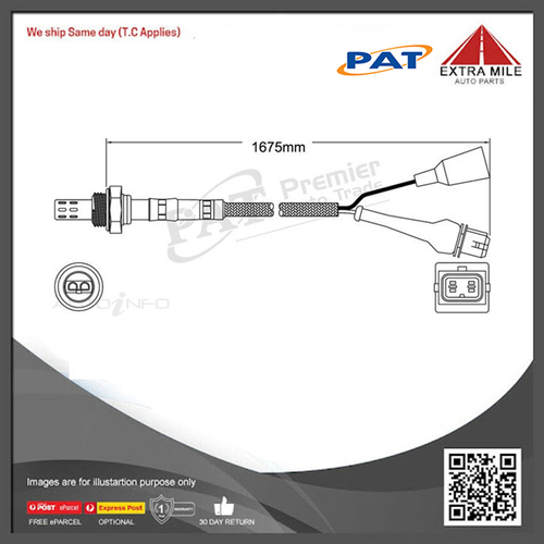 PAT Pre-Cat. Oxygen Sensor For Alfa Romeo 33 AR905 AR907 1.5L,1.7L 4CYL AR307.47