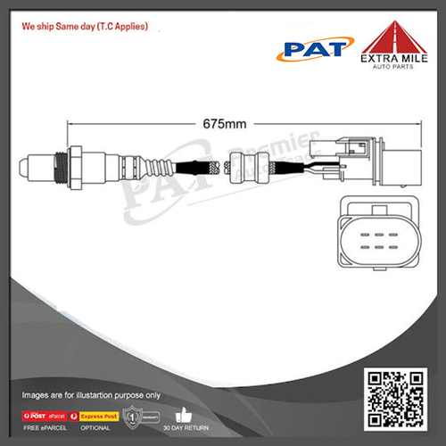 PAT Oxygen Sensor For Holden Adventra VZ 3.6L V6 AWD Petrol  -  EGO-136