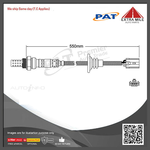 PAT Pre-Cat. Oxygen Sensor For Mitsubishi Lancer CH CG 2.0L 4CYL 4G94 - EGO-356