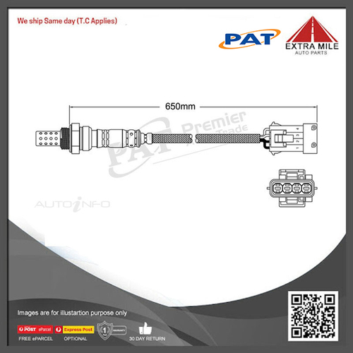 PAT Pre-Cat. Oxygen Sensor For Peugeot 306 2.0L,1.8L 4CYL RFV RFS - EGO-375