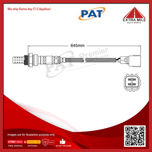 PAT Exhaust Gas Oxygen Sensor For  Subaru Outback BP B13 2.5L, BH B12 3.0L F4/F6