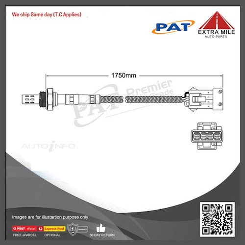 PAT Pre-Cat. Oxygen Sensor For Volvo V90 3.0L 6CYL B6304FS - EGO-434