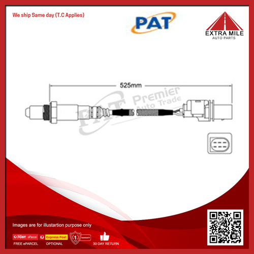 PAT Exhaust Gas Oxygen Sensor For  Volkswagen Tiguan 125,132,147,155 TSi 5N 2.0L