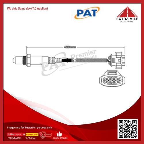 PAT Exhaust Gas Oxygen Sensor For  Holden Statesman WM 3.6L V6 LY7 [H7]