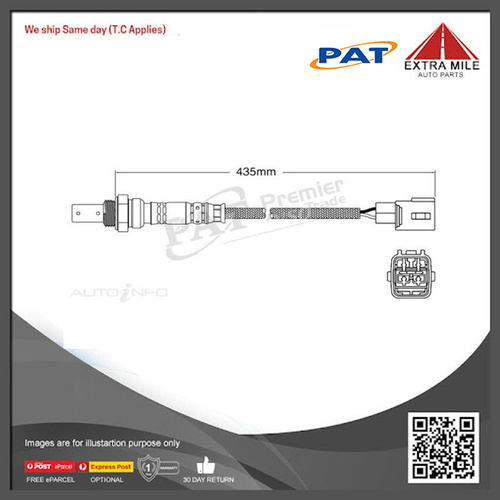 PAT Oxygen Lambda Sensor For Toyota Caldina ZZT241R 1.8L 1ZZFE 4D Wagon