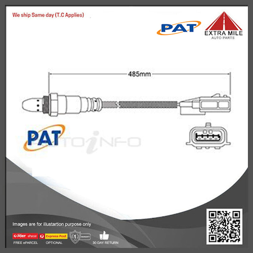 PAT Pre-Cat. Oxygen Sensor For Nissan Pathfinder R52 3.5L 6CYL VQ35DD  - EGO-852