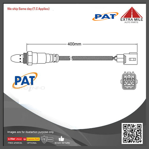 PAT Pre-Cat. Oxygen Sensor For Lexus NX200t AGZ10 / 15 2.0L Turbo 4CYL 8AR-FTS