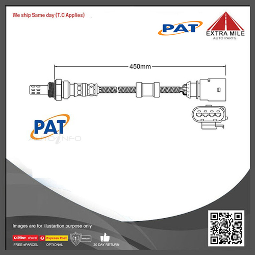 PAT Pre-Cat. Oxygen Sensor For Volkswagen Golf MK VII 1.4L Turbo 4CYL CZCA CZDA