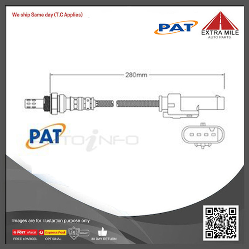 PAT Pre-Cat. Oxygen Sensor For Holden Commodore ZB 2.0L Turbo 4CYL LTG - EGO-905