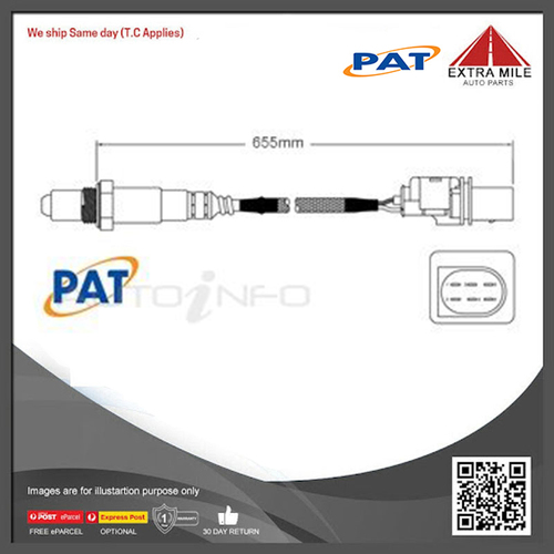 PAT Pre-Cat. Oxygen Sensor For Nissan X-Trail Diesel 2.0L Turbo 4CYL M9R