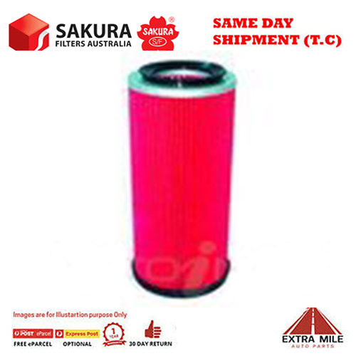 SAKURA Air Filter For NISSAN CARAVAN E24 2.7L 1986-1999  