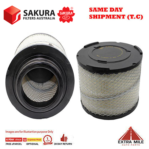 SAKURA Air Filter For TOYOTA HILUX VIGO KUN15R/16R/25R/26R  2.5L/3.0L 2005-2015 