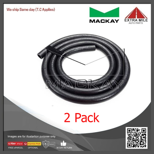 Mackay Fuel Hose - 10mm (3/8") ID x 2m Length - Low-Pressure FH1010X2 - 2 Pack