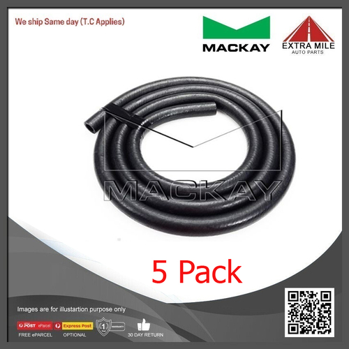 Mackay Fuel Hose - 10mm (3/8") ID x 2m Length - Low-Pressure FH1010X2 - 5 Pack