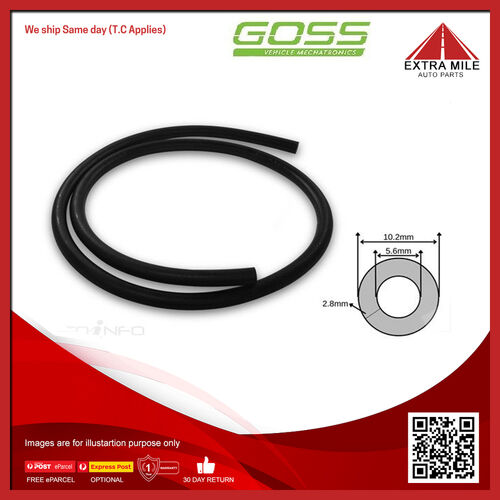 Goss Fuel & Emission Hose 6MM X 1M - FH60L10