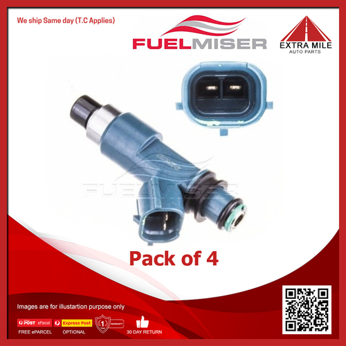 Fuelmiser Fuel Injector Set For Suzuki SX4 W415, RW416, RW420 YA/YB 2.0L J20A