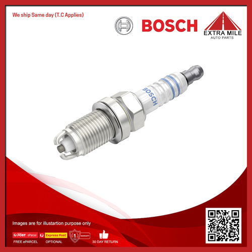 Bosch Spark plug For Nissan Navara D22 2.4L KA24DE Petrol Ute - FR6DC+