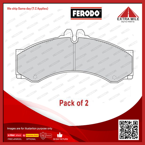 Ferodo Front Brake Pad Set For Volkswagen LT35 MWB/LWB 2D 2.8L/2.5L AVR/AUH/BBF