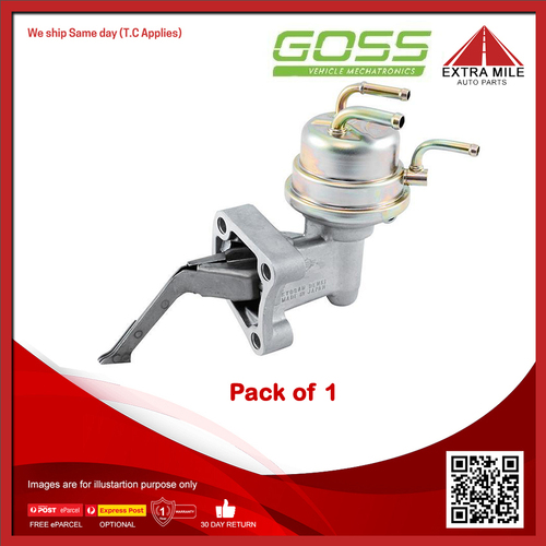 Goss Mechanical Fuel Pump For Mitsubishi Sigma GH GJ GK 1.6L 4G32 4cyl 4sp Man