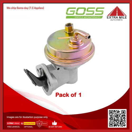 Goss Mechanical Fuel Pump For Holden Early Holden [FC FE FJ FX] 2.2L 132  Man